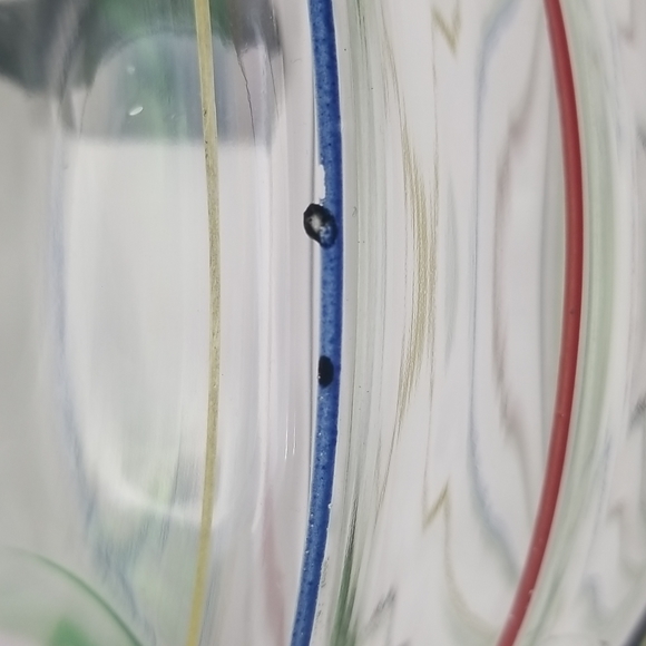 Uranium Depression Banded Water Pitcher - Picture 12 of 16